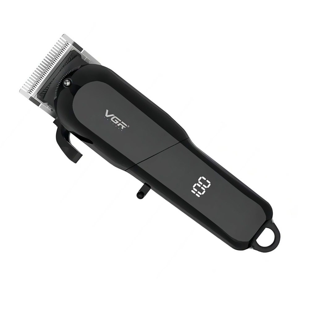 Maquina de Cortar Cabelo Profecional VGR V-118 Recarregavel - Preto (Kit)