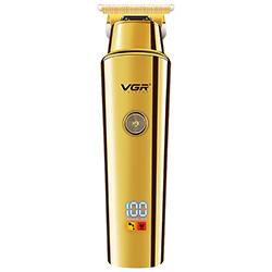 Maquina de Cortar Cabelo Professional VGR V-947 Recarregavel - Dourado (Kit)