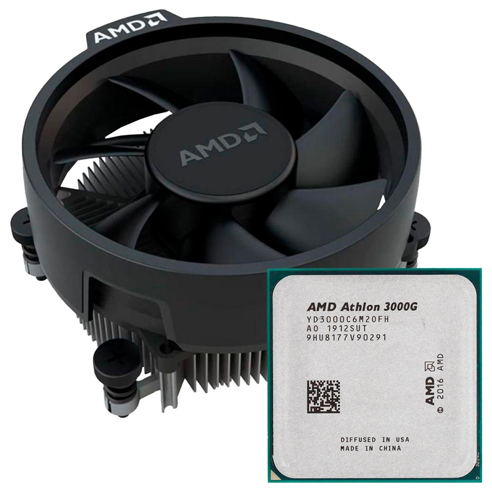 Processador AMD Athlon 3000G Socket AM4 / 3.5GHz / 5MB