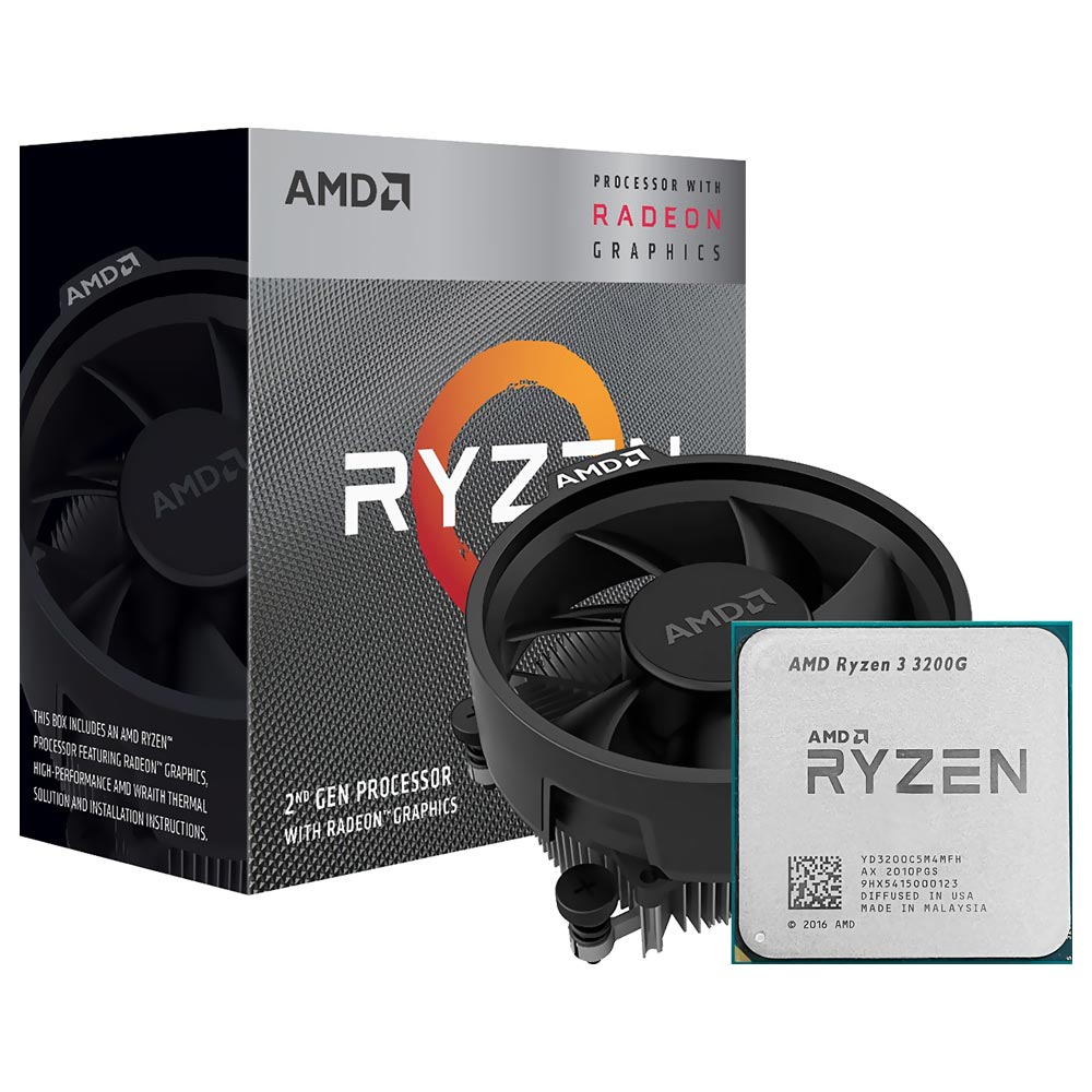 Processador AMD Ryzen 3 3200G Socket AM4 / 3.6GHz / 6MB no