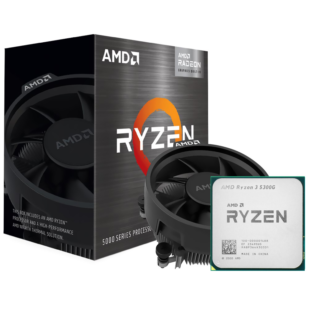 Processador AMD Ryzen 3 5300G Socket AM4 / 4.2GHz / 10MB