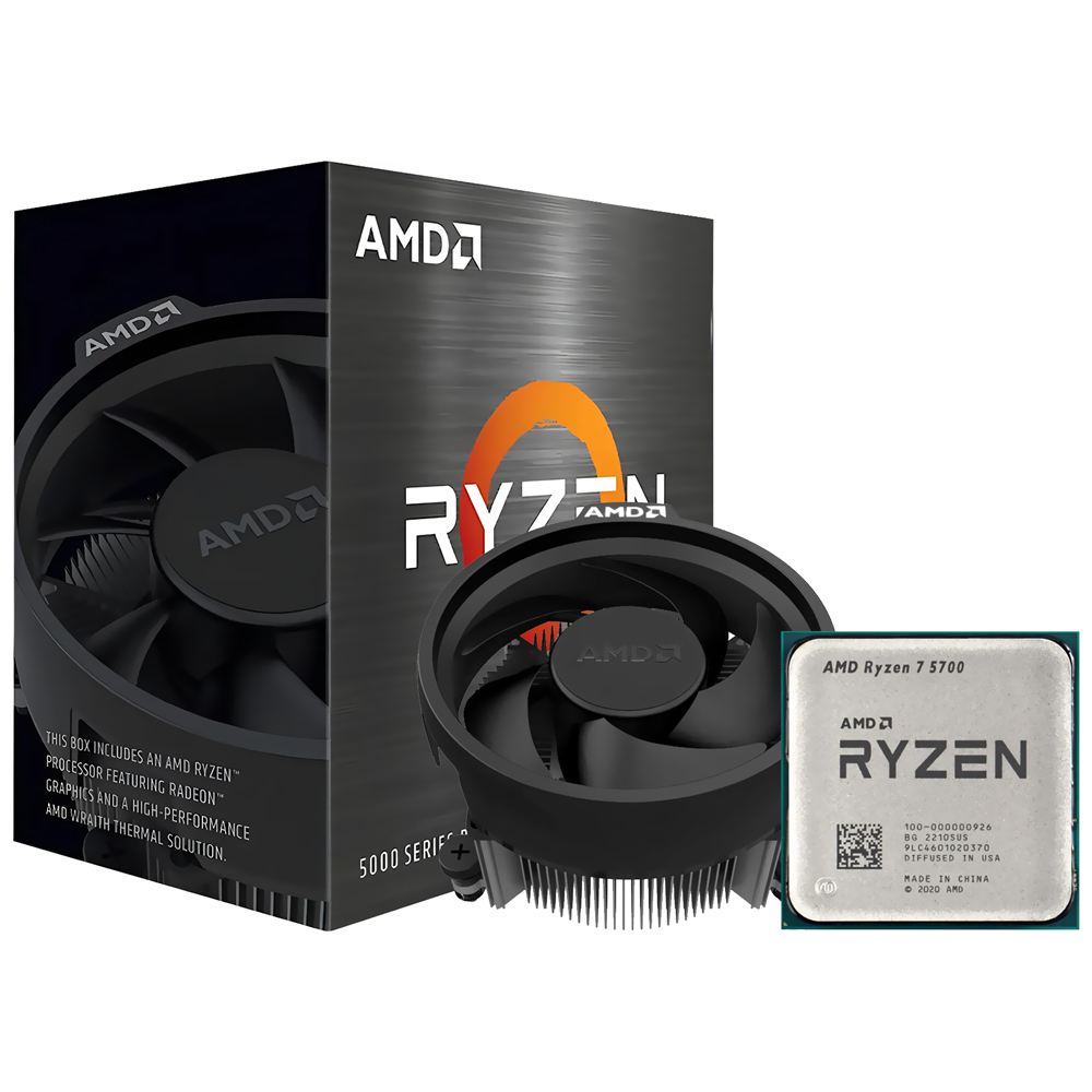 Processador AMD Ryzen 7 5700 Socket AM4 / 4.6GHz / 20MB