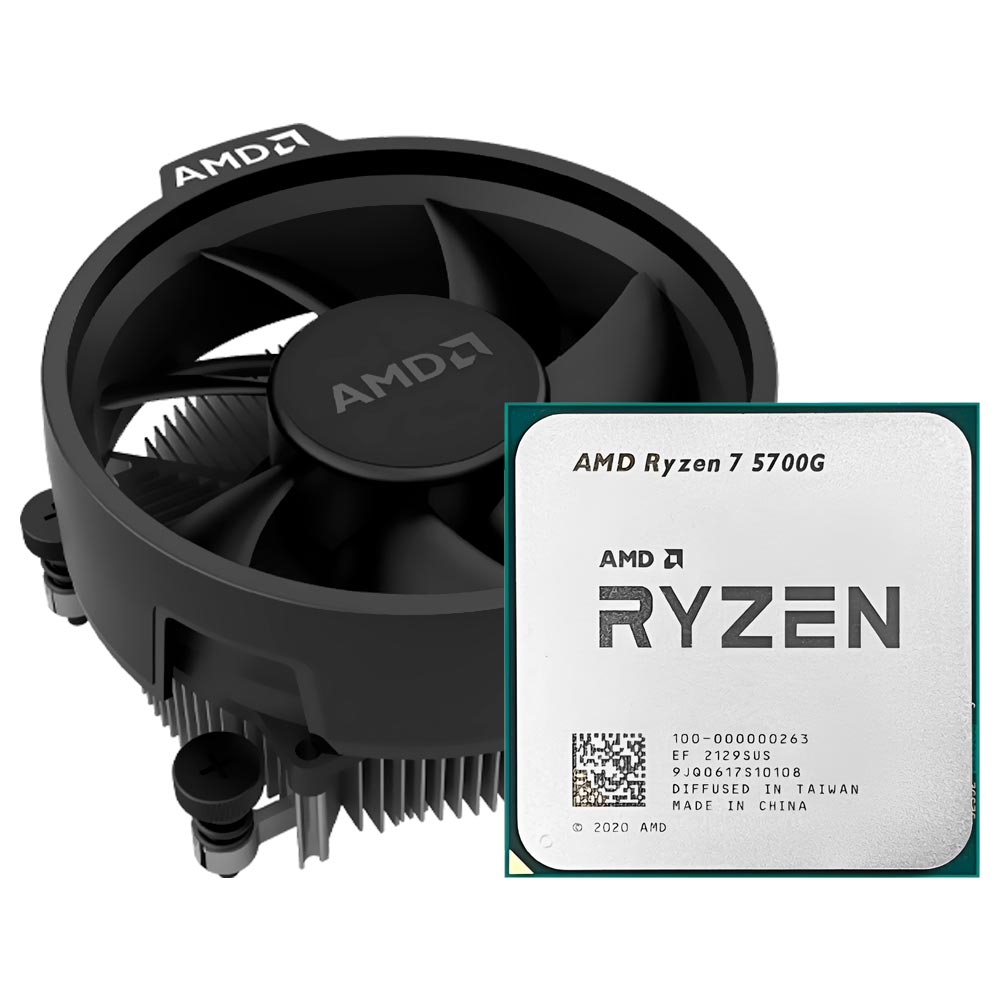 Processador AMD Ryzen 7 5700G Socket AM4 / 3.8GHz / 20MB 