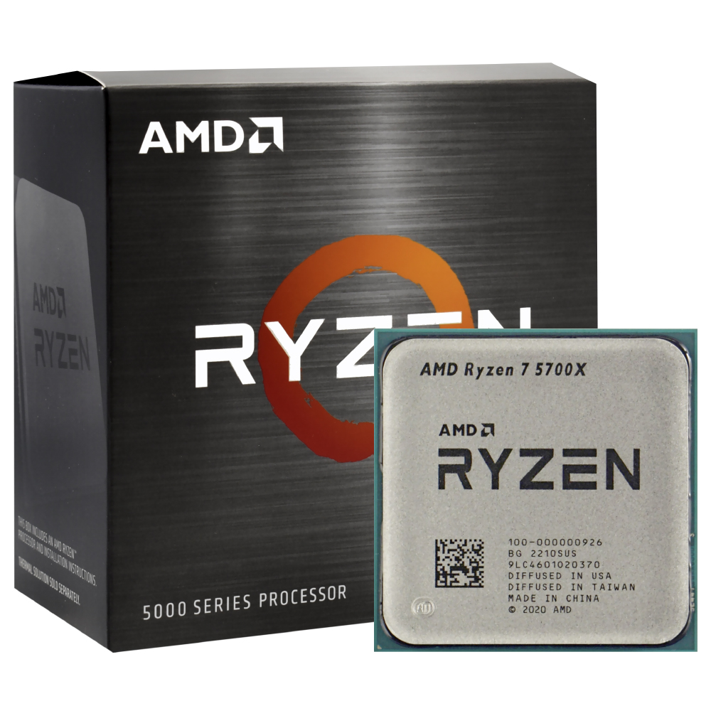 Processador AMD Ryzen 7 5700X Socket AM4 / 3.4GHz / 36MB