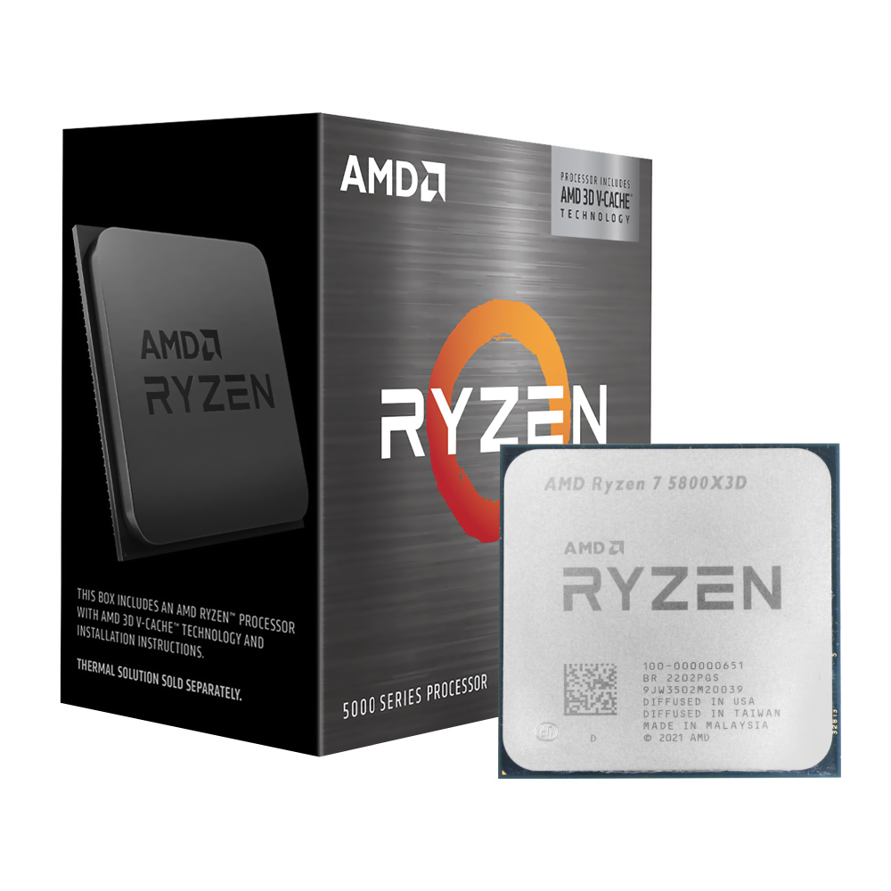 Processador AMD Ryzen 7 5800X3D Socket AM4 / 3.4GHz / 100MB