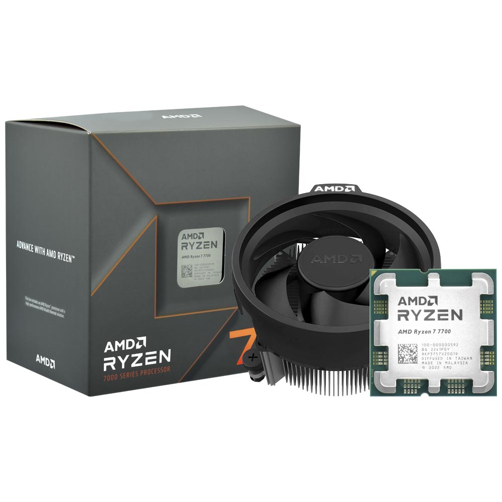 Processador AMD Ryzen 7 7700 Socket AM5 / 3.8GHz / 40MB