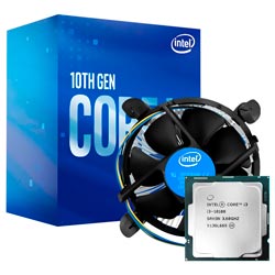 Processador Intel Core i3 10100 Socket LGA 1200 / 3.6GHz / 6MB 