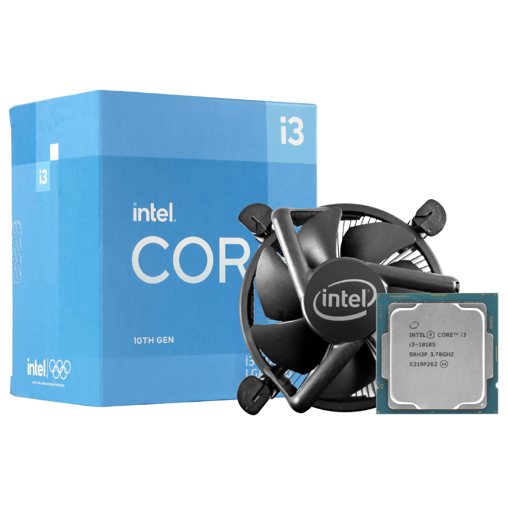 Processador Intel Core i3 10105 Socket LGA 1200 / 3.7GHz / 6MB