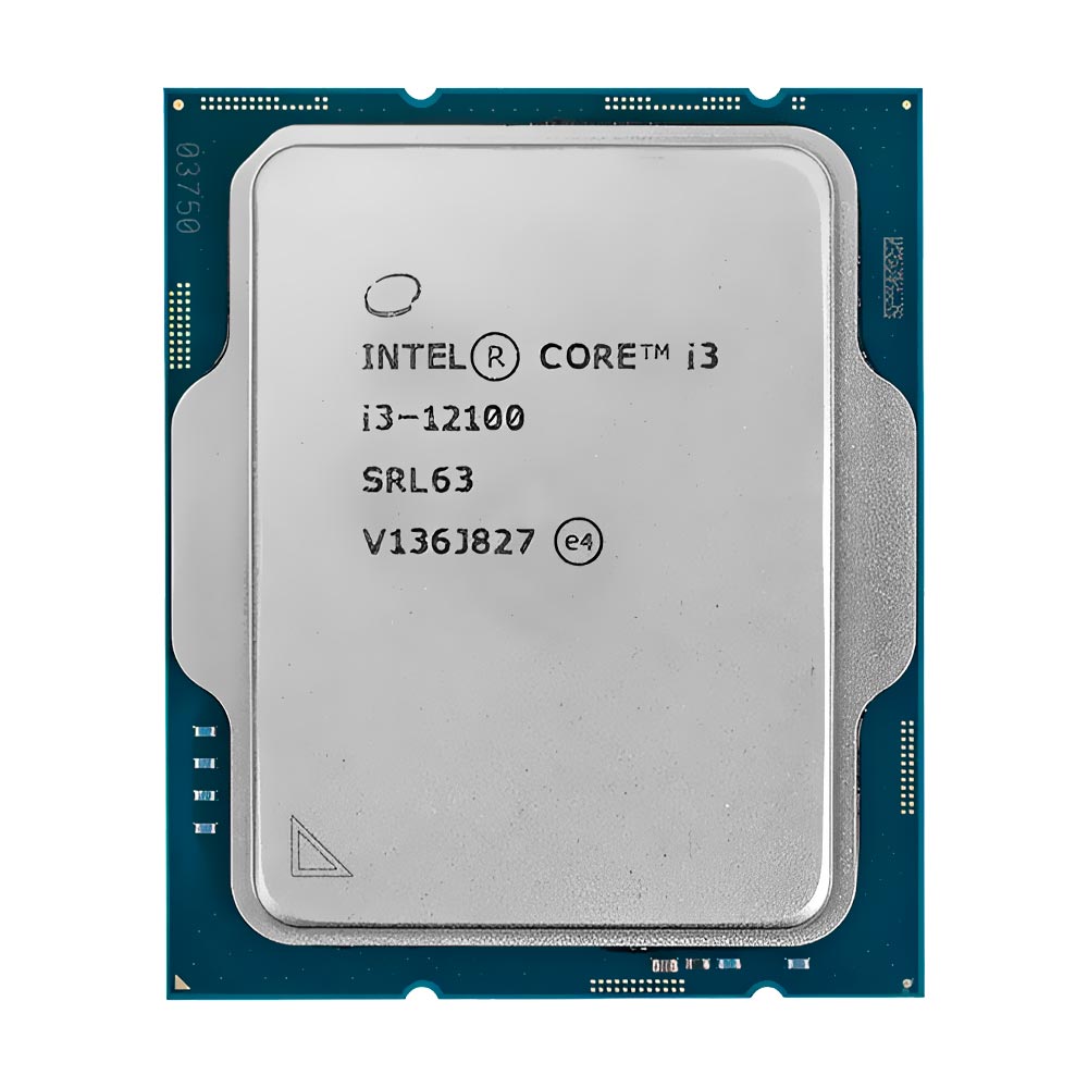 Processador Intel Core i3 12100 Socket LGA 1700 / 3.30GHz / 12MB 