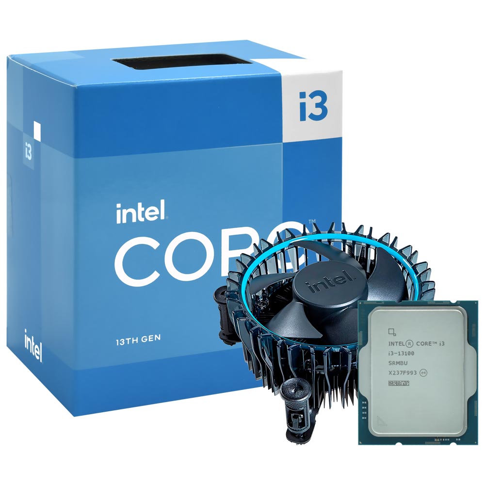 Processador Intel Core i3 13100 Socket LGA 1700 / 3.4GHz / 12MB 