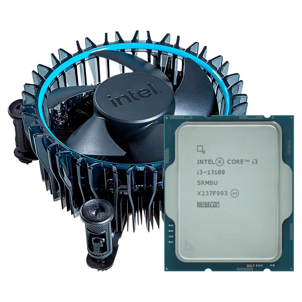 Processador Intel Core i3 13100 Socket LGA 1700 / 3.4GHz / 12MB 