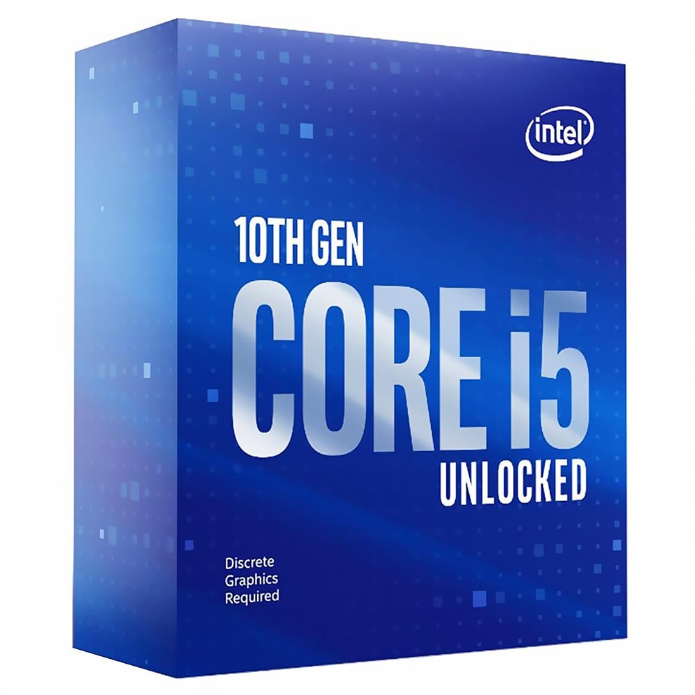 Processador Intel Core i5 10600KF Socket LGA 1200 / 4.1GHz / 12MB