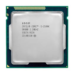 Processador Intel Core i5 2500K Socket LGA 1155 / 3.3GHz / 6MB - OEM