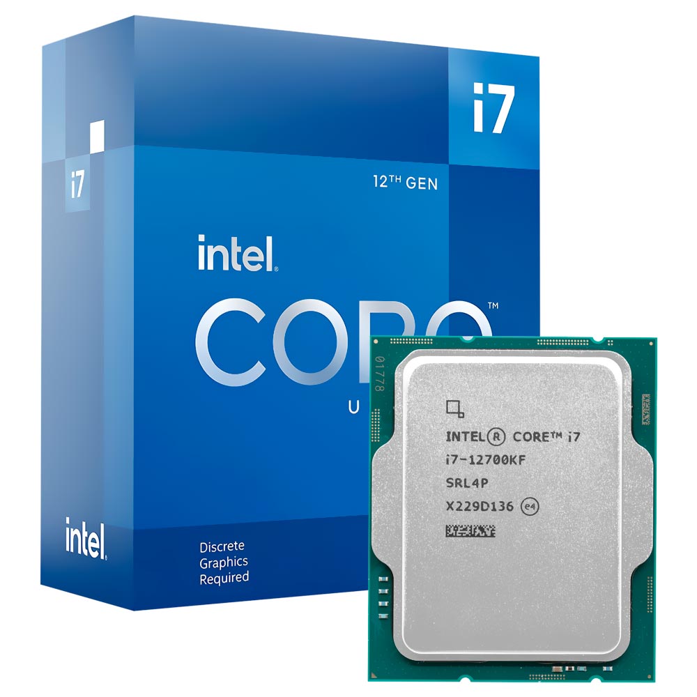 Processador Intel Core i7 12700KF Socket LGA 1700 / 3.6GHz / 25MB 