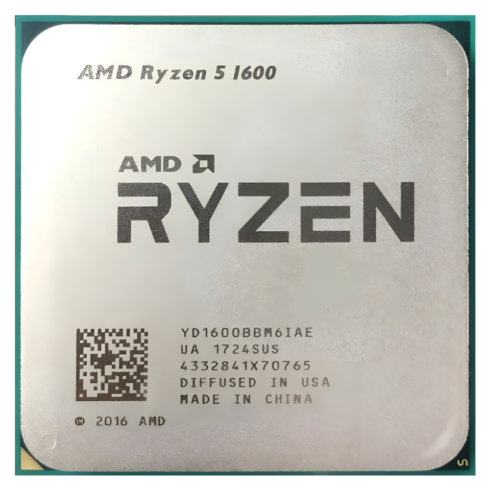 Processador AMD Ryzen 5 1600 Socket AM4 / 3.6GHz / 19MB