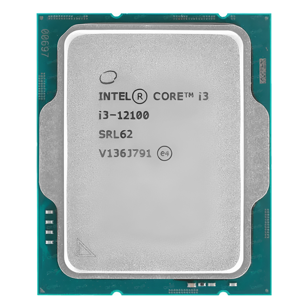 Processador Intel Core i3 12100 Socket LGA 1700 / 3.30GHz / 12MB - OEM