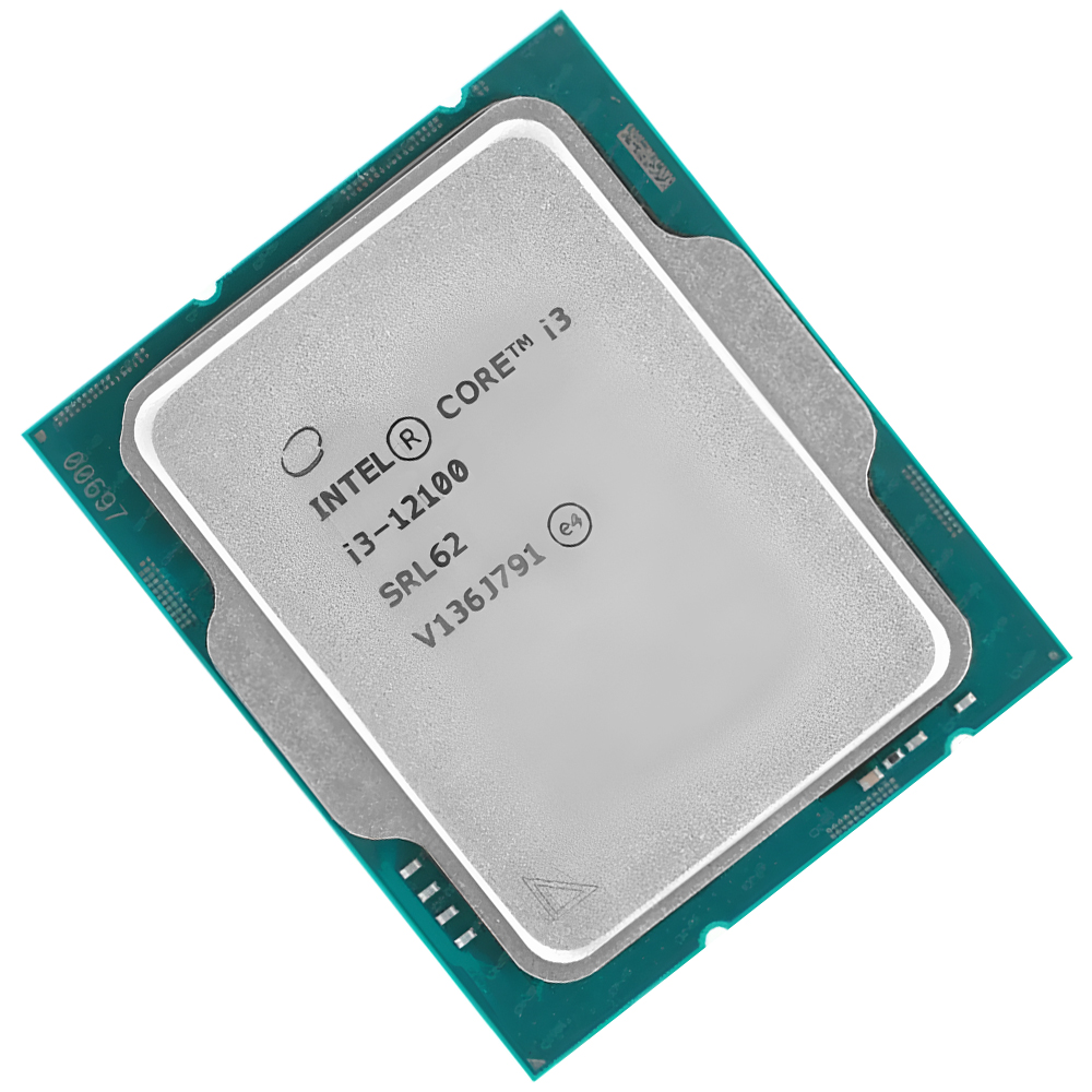 Processador Intel Core i3 12100 Socket LGA 1700 / 3.30GHz / 12MB - OEM