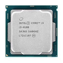 Processador Intel Core i3 8100 Socket LGA 1151 / 3.6GHz / 6MB - OEM