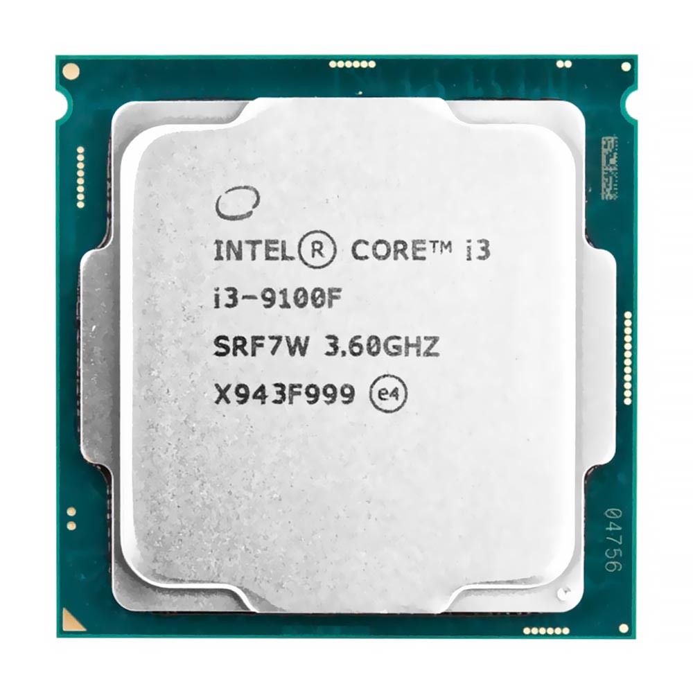 Processador Intel Core i3 9100F Socket LGA 1151 / 3.6GHz / 6MB - OEM