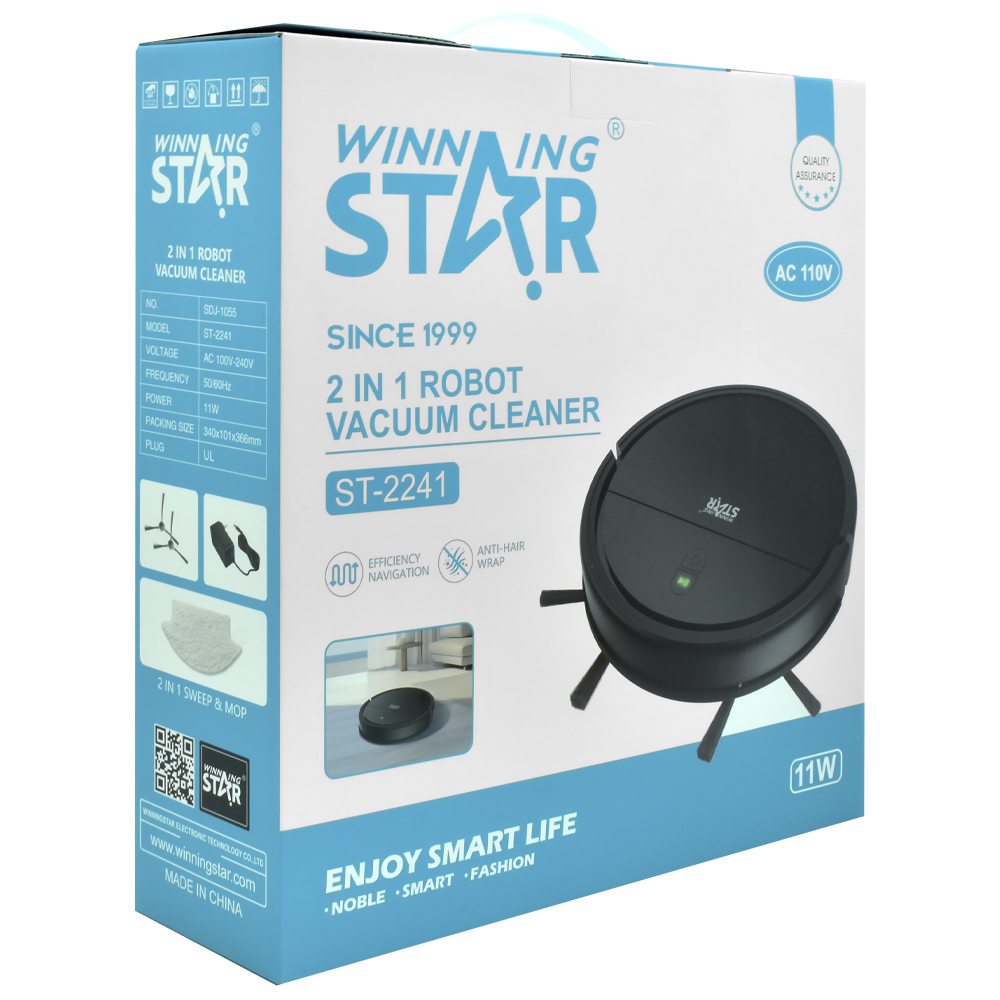 Aspirador Winning Star Vacuum Cleaner ST-2241 / Bivolt - Preto