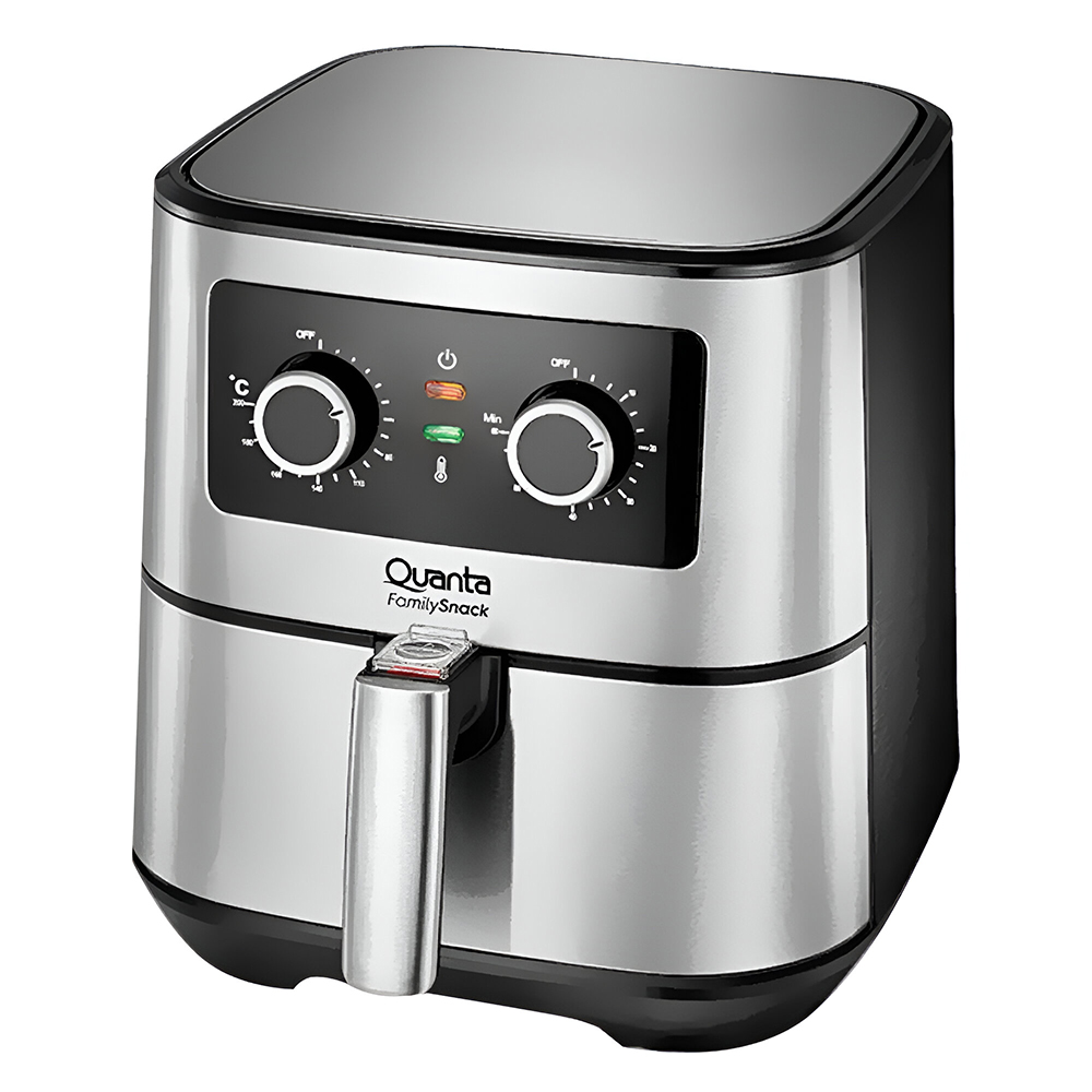 Fritadeira Elétrica Quanta QTAF500 Air Fryer 5.5L / 110V - Prata