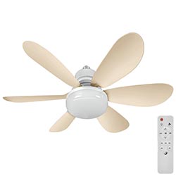 Ventilador com Lâmpada Satellite A-F27409 30W / Bivolt - Marrom (Teto)