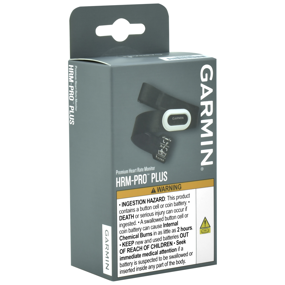 Sensor de Frequência Cardíaca Garmin HRM-PRO Plus - Preto / Branco (010-13118-05)