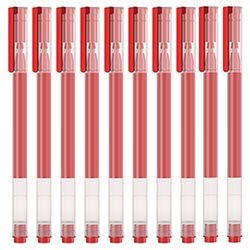 Caneta Xiaomi Mi Ballpoint MJZXB02WCHW - Vermelho (Kit com 10)