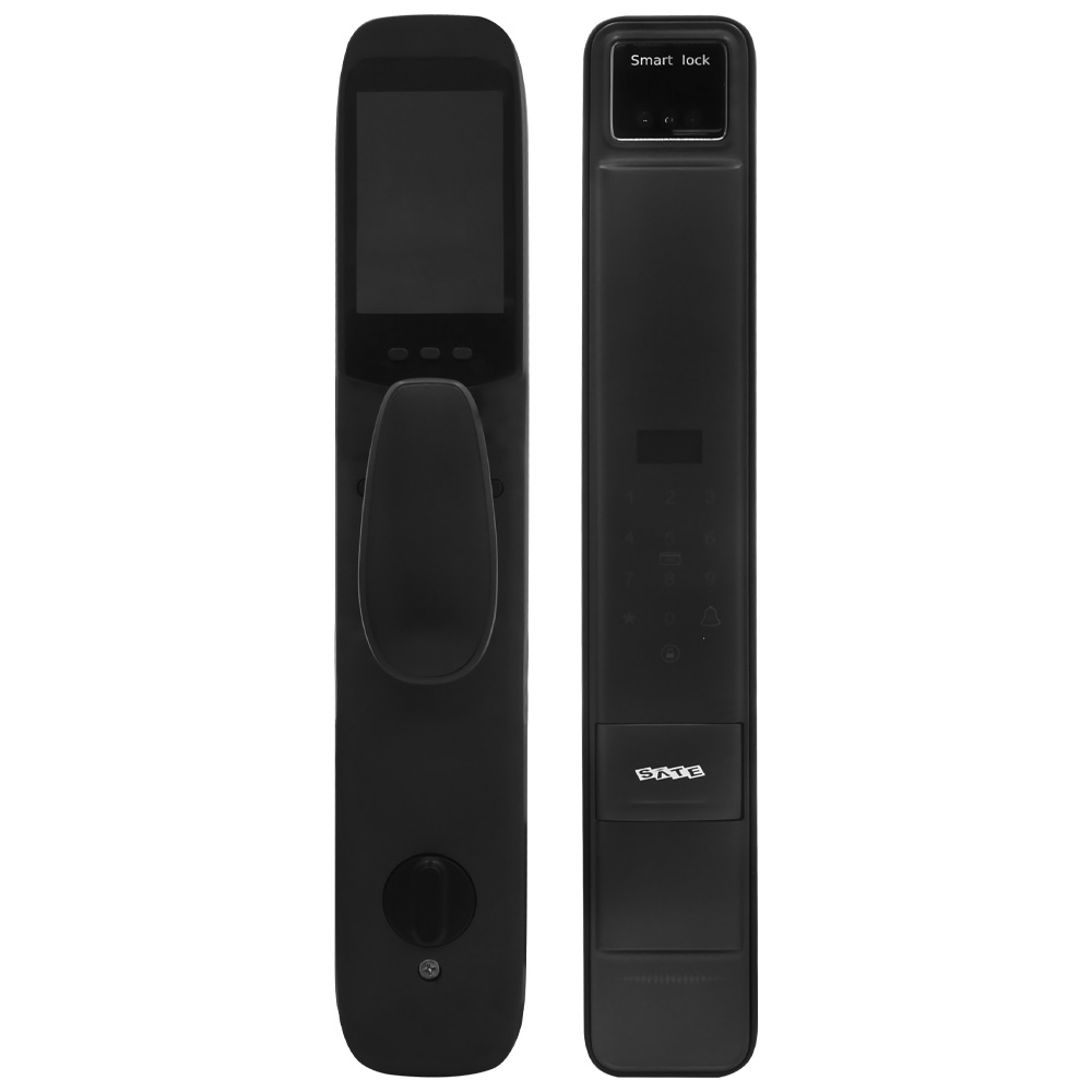 Fechadura Digital Satellite SL-76M Smart Door Lock - Preto