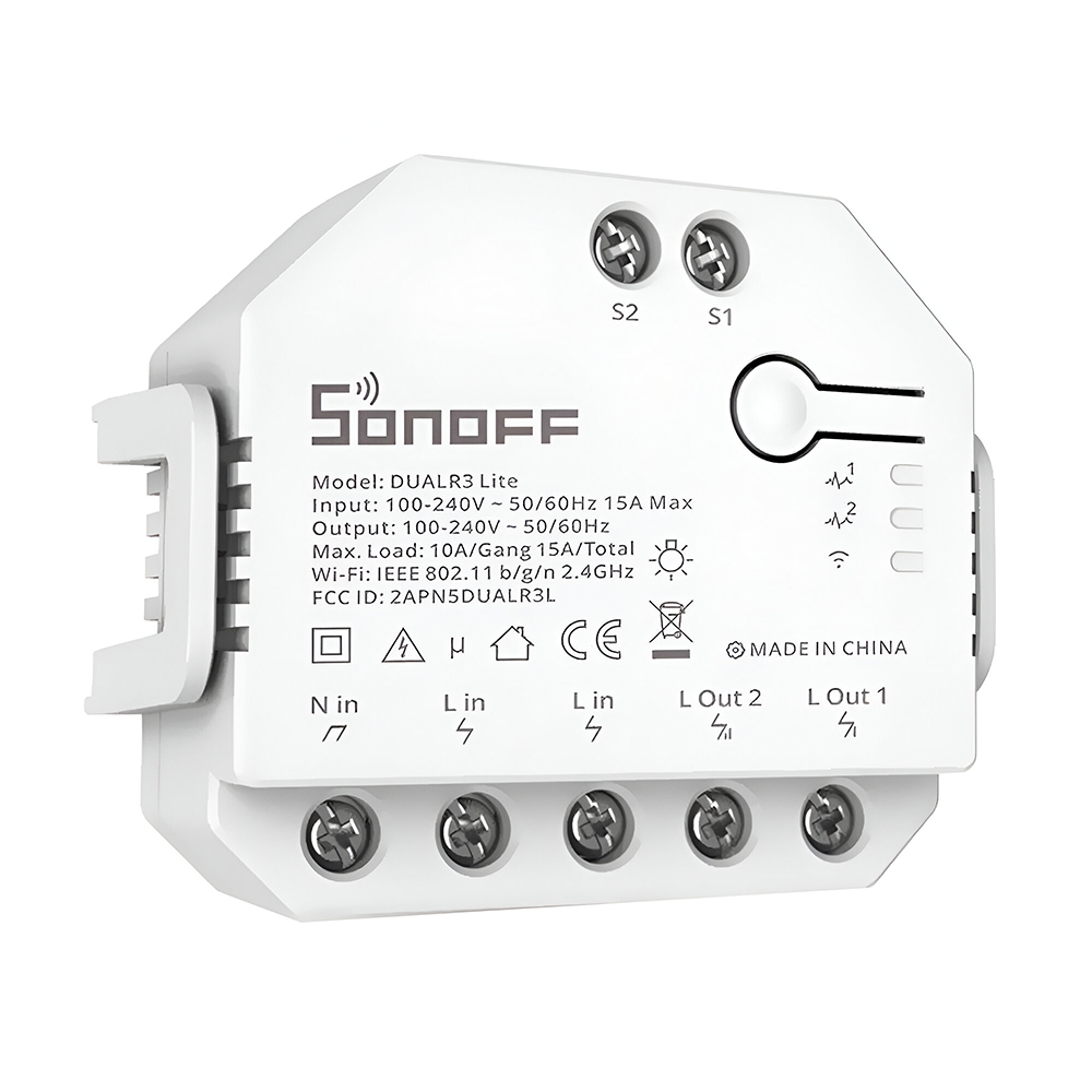 Interruptor Sonoff DUALR3 Diy Wifi / Smart - Branco