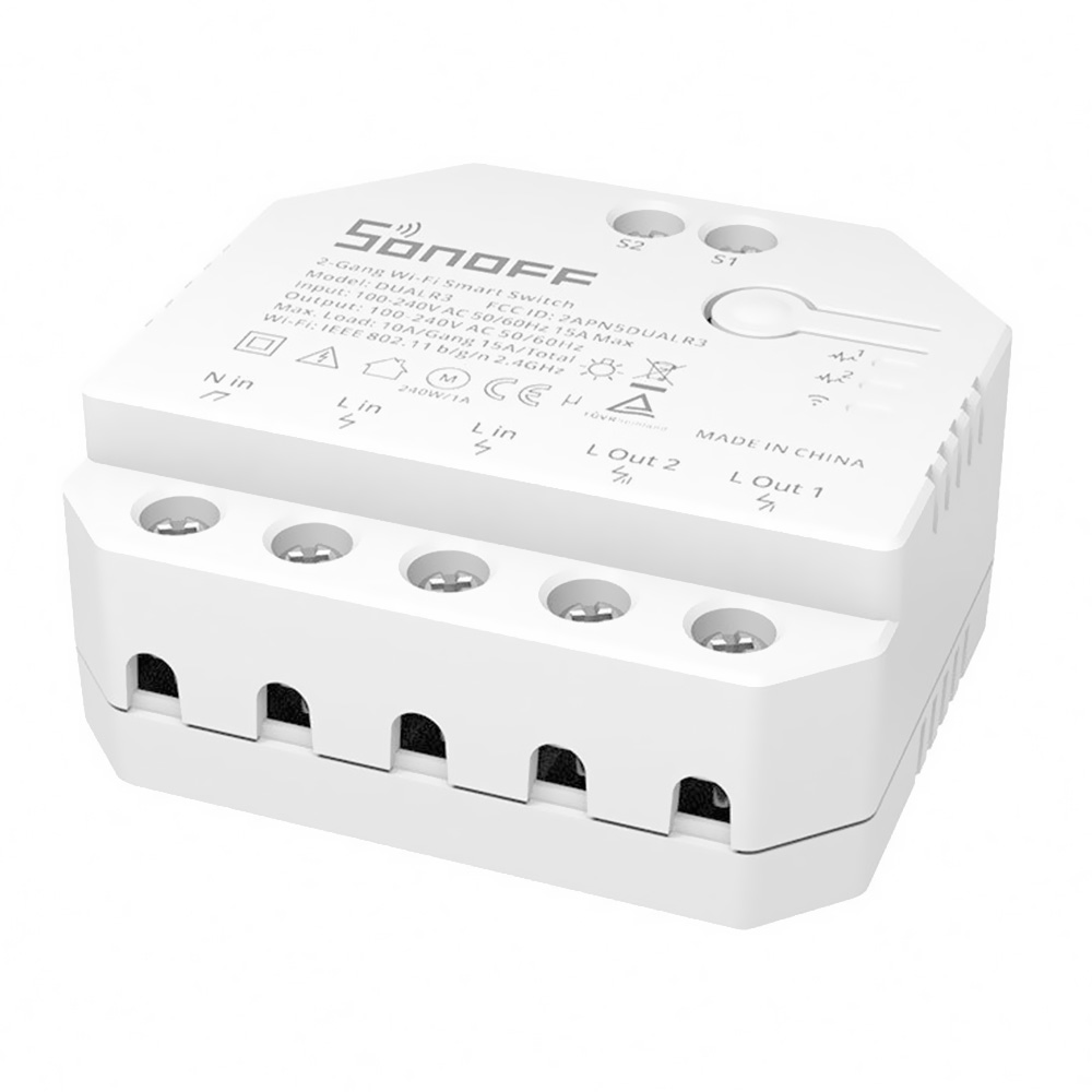 Interruptor Sonoff DUALR3 Diy Wifi / Smart - Branco