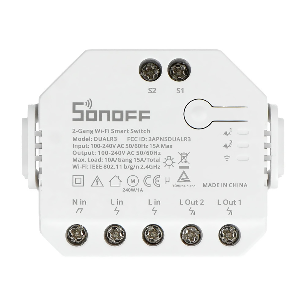 Interruptor Sonoff DUALR3 Lite Smart / Switch - Branco