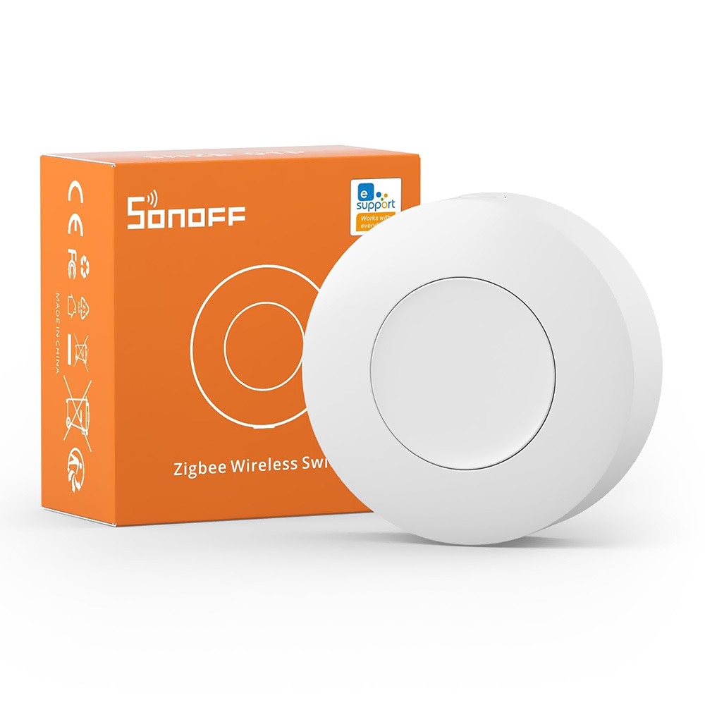 Interruptor Sonoff SNZB-01P Zigbee Wireless - Branco