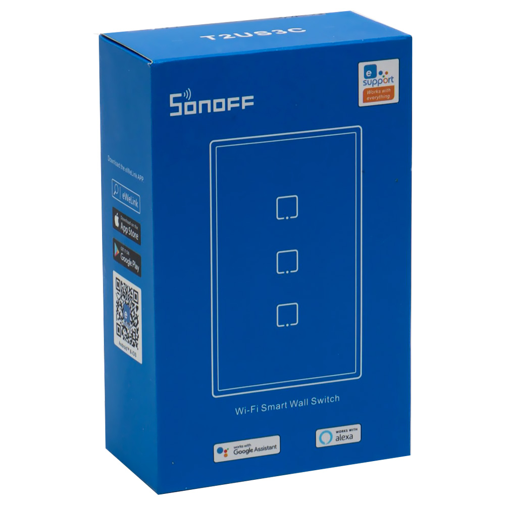 Interruptor Sonoff T2US3C Wifi / Smart / Switch - Branco