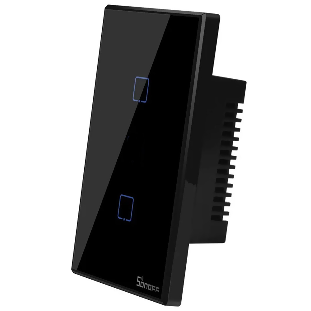 Interruptor Sonoff T3US2C Wifi / Smart / Switch - Preto