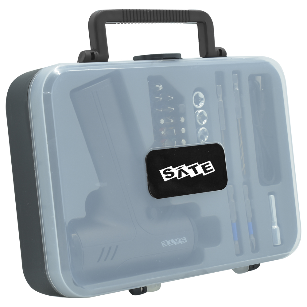 Parafusadeira Sem Fio Satellite A-KS29 Kit Recerrgavel - Preto