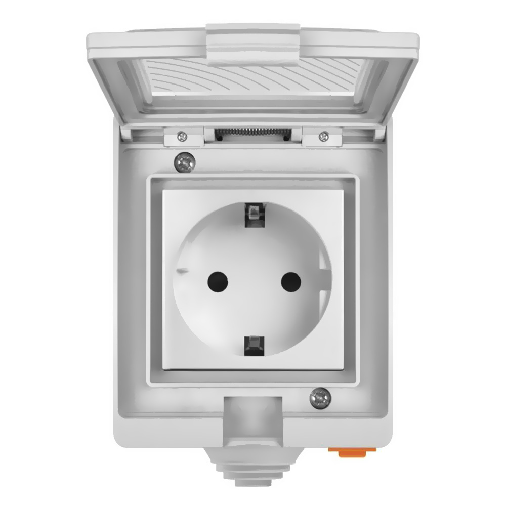 Tomada de Parede Sonoff S55TPF Smart Wifi / Waterproof / Bivolt - Branco