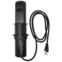 Torre de Tomada Automática BZN751-2U1W Tomada BR / USB-C / USB-A / Wireless - Preto