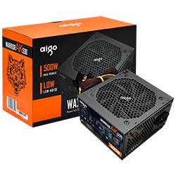 Fonte de Alimentação Aigo Warrior AK500 500W ATX / Não Modular 