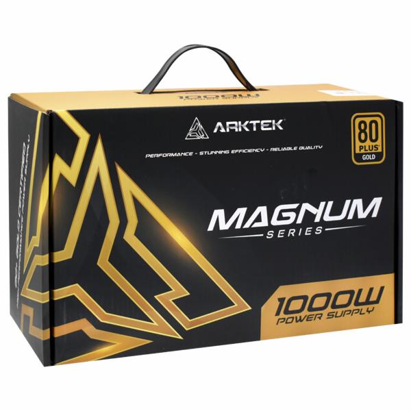 Fonte de Alimentação Arktek Magnum AK-ATX1000WG 1000W ATX / Modular / 80 Plus Gold 