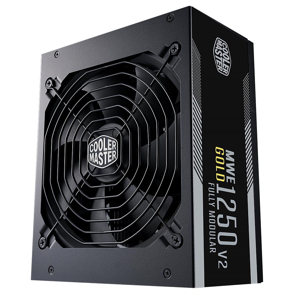 Fonte de Alimentação Cooler Master MWE Gold V2 1250W / Modular / 80 Plus Gold - MPE-C501-AFCAG-3U2