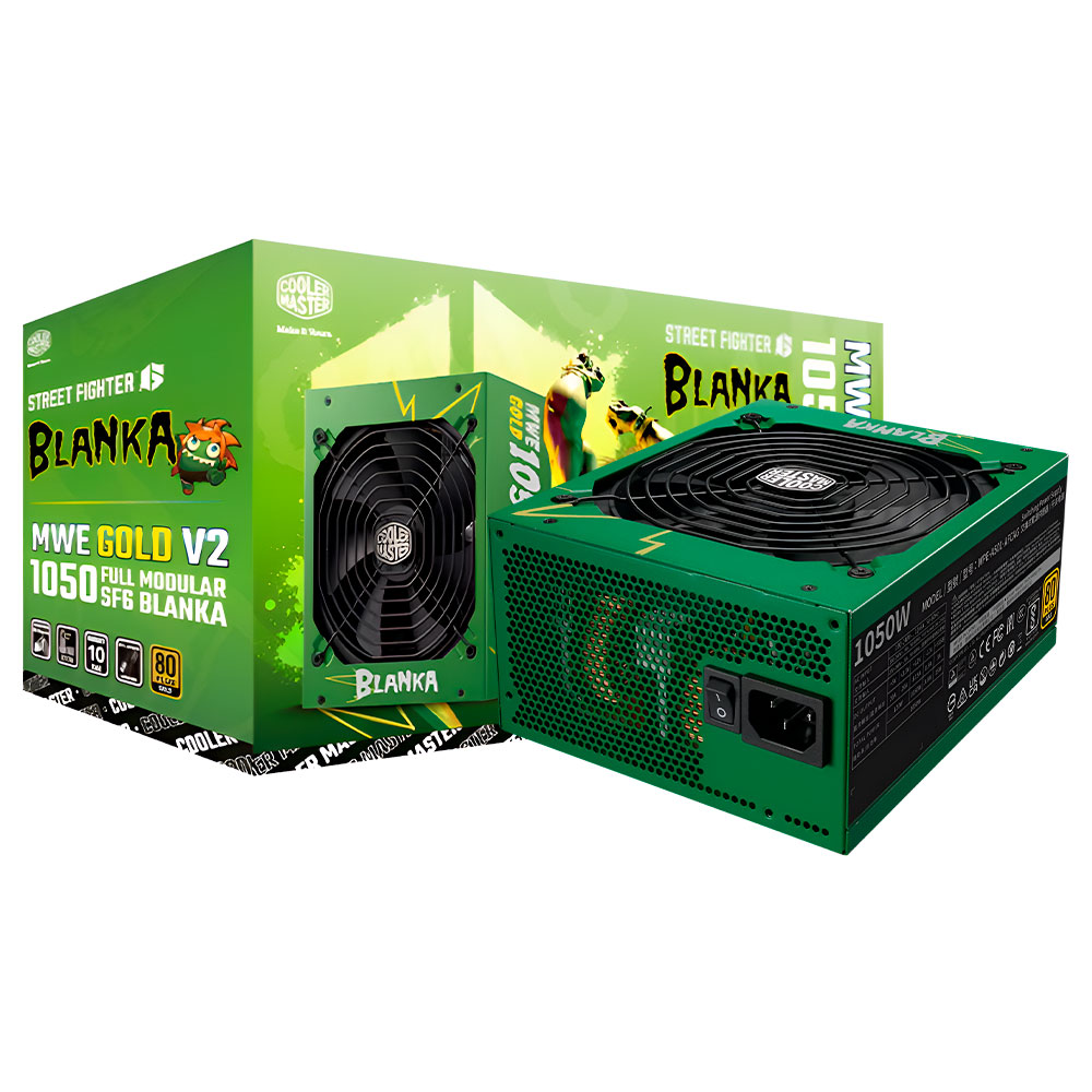 Fonte de Alimentação Cooler Master MWE Gold V2 SF6 Blanka 1050W ATX / Modular / 80 Plus Gold - MPE-A501-AFCAG-3VWO