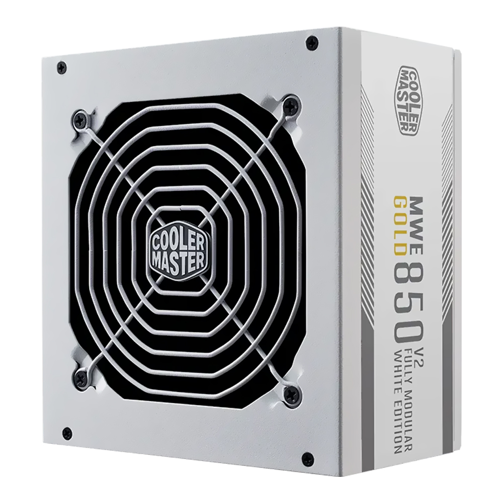 Fonte de Alimentação Cooler Master MWE V2 White Edition 850W / Modular / 80 Plus Gold - MPE-8501-AFAAG-GU2