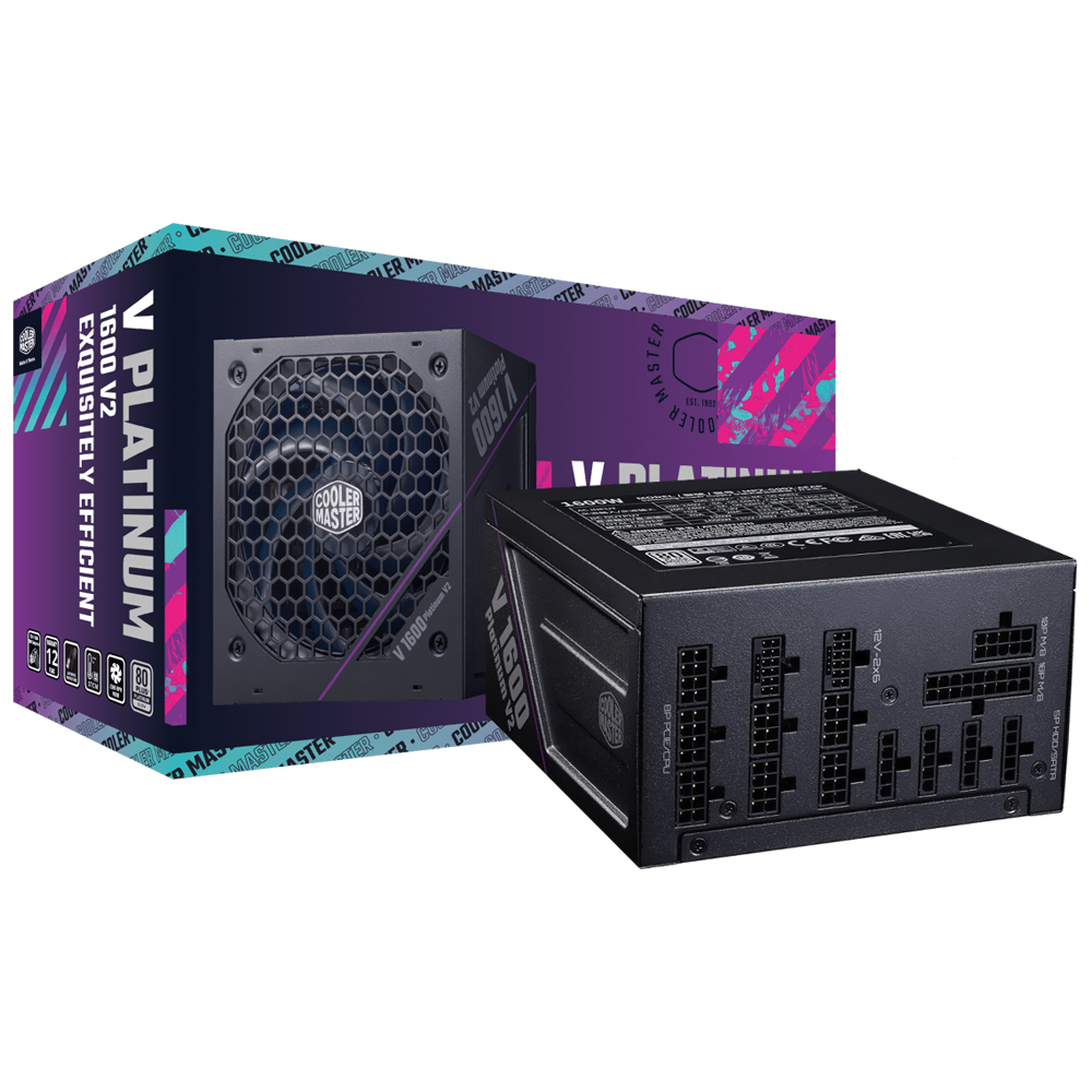 Fonte de Alimentação Cooler Master V Platinum 1600 V2 1600W / Modular / 80 Plus Platinum - MPZ-G002-AFAP-BUS