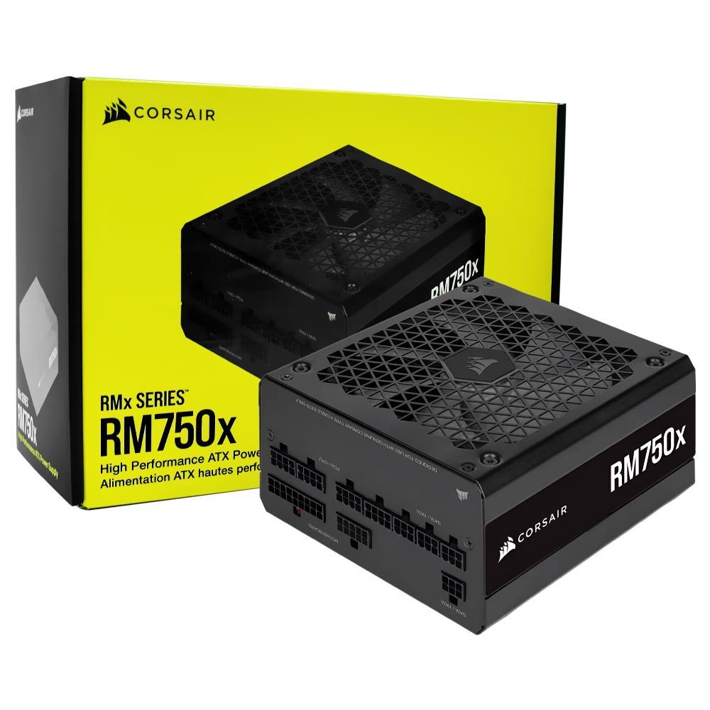 Fonte de Alimentação Corsair RM750X 750W ATX / Modular / 80 Plus Gold - CP-9020199-NA