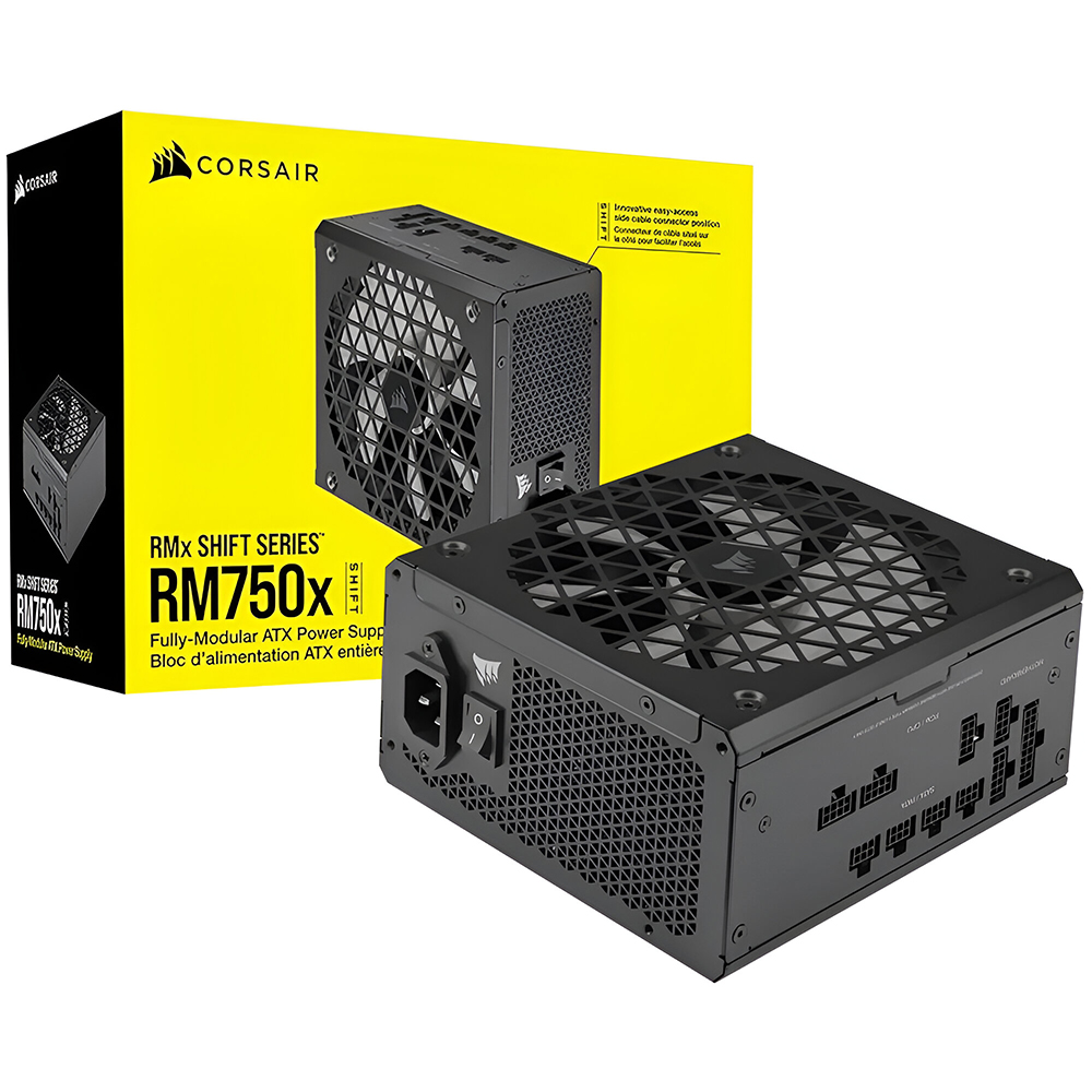 Fonte de Alimentação Corsair RMx Shift Series RM750X 750W ATX / Modular / 80 Plus Gold - CP-9020251-BR