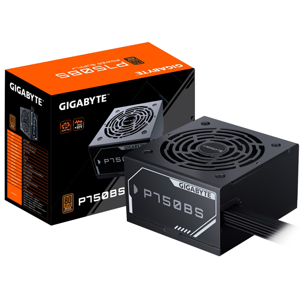 Fonte de Alimentação Gigabyte GP-P750BS 750W ATX / Não Modular / 80 Plus Bronze