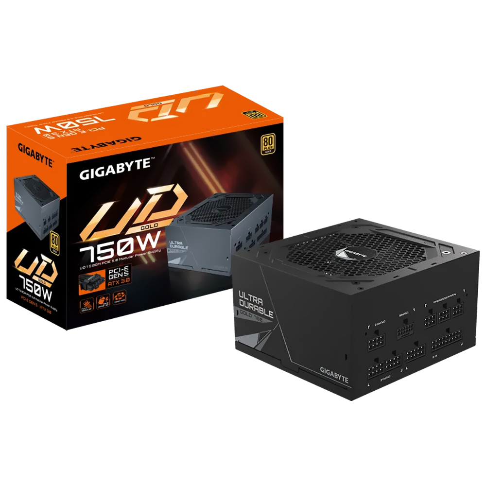 Fonte de Alimentação Gigabyte GP-UD750GM 750W ATX / Modular / 80 Plus Gold