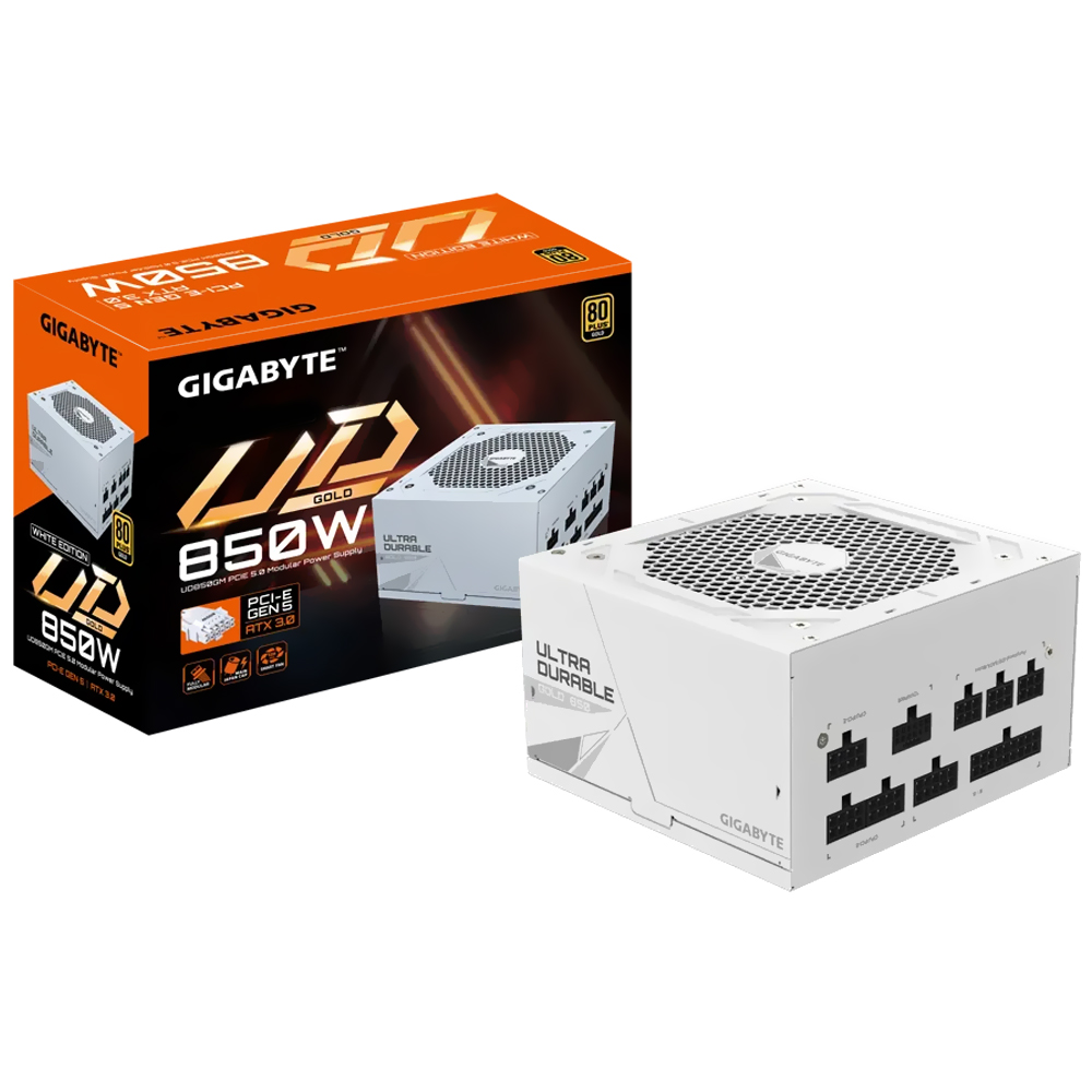 Fonte de Alimentação Gigabyte GP-UD850GM PG5W 850W ATX / Modular / 80 Plus Gold