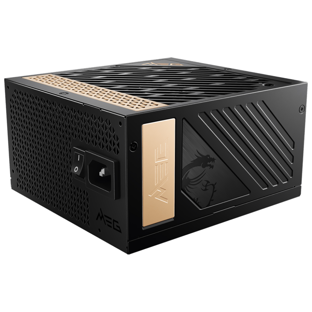Fonte de Alimentação MSI MEG AI1300P PCIE5 1300W ATX / Modular / 80 Plus Platinum